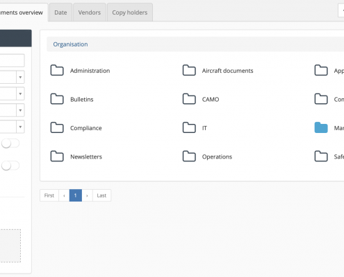 Restrict access to folders and files with Skylegs document control