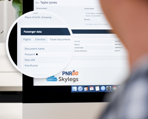 Passenger data sent from Skylegs to PnrGo