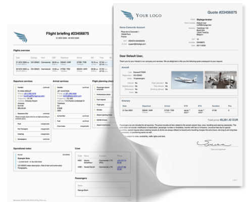 Custom aviation software