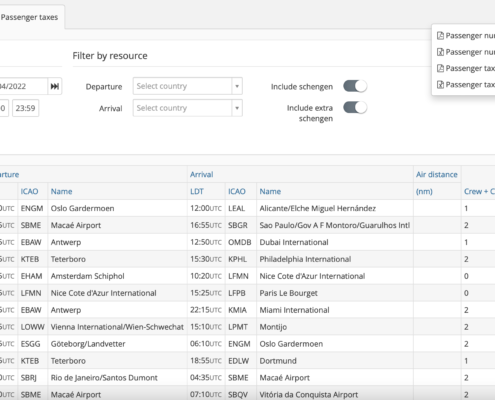 Aviation accounting software